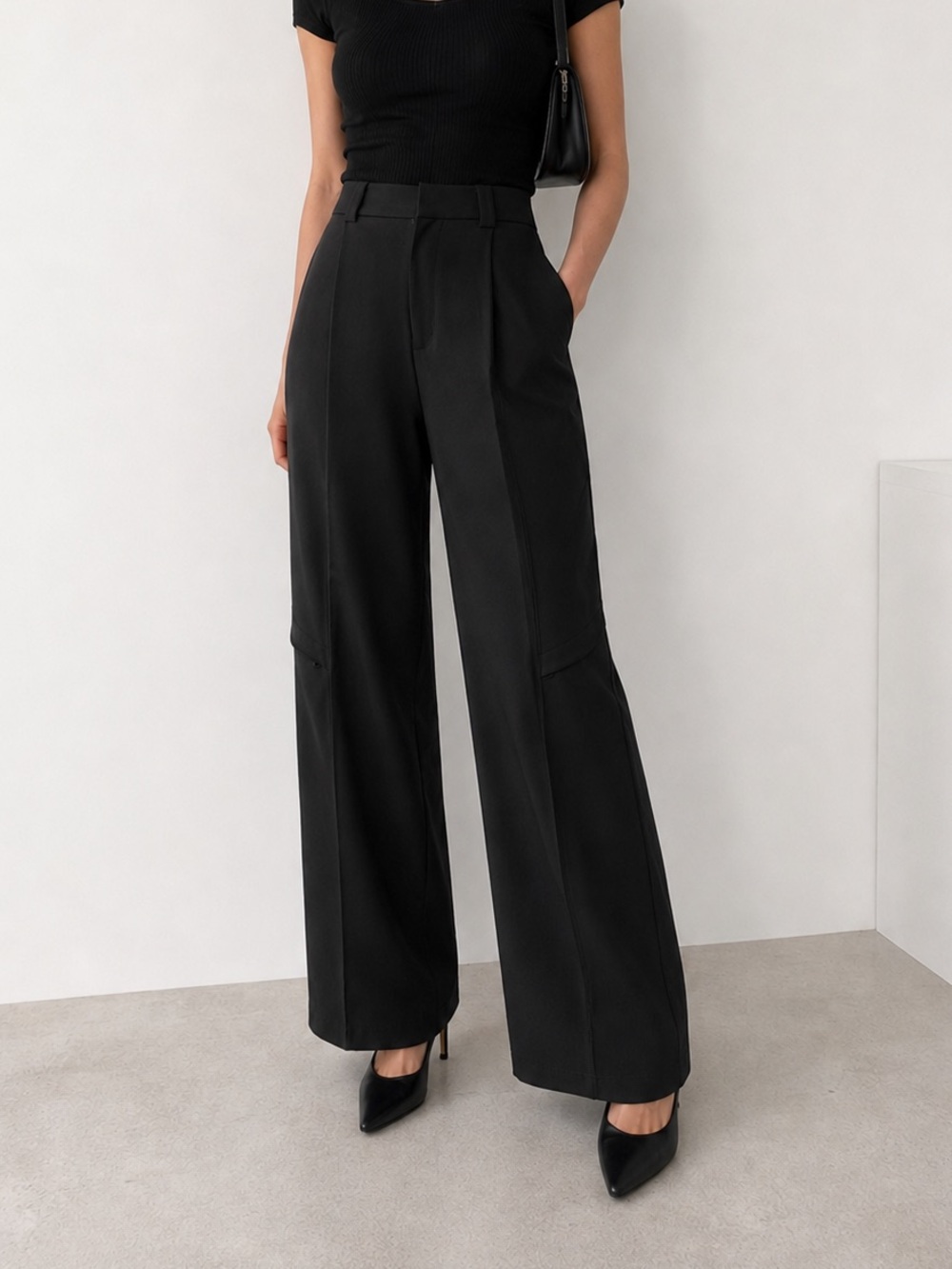 OGL Off-Duty Four Pockets High Rise Wide Leg Utility Cargo Petite Pants S NWT